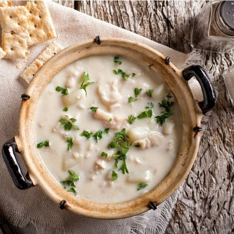 Perch Chowder with Creamy Broth
