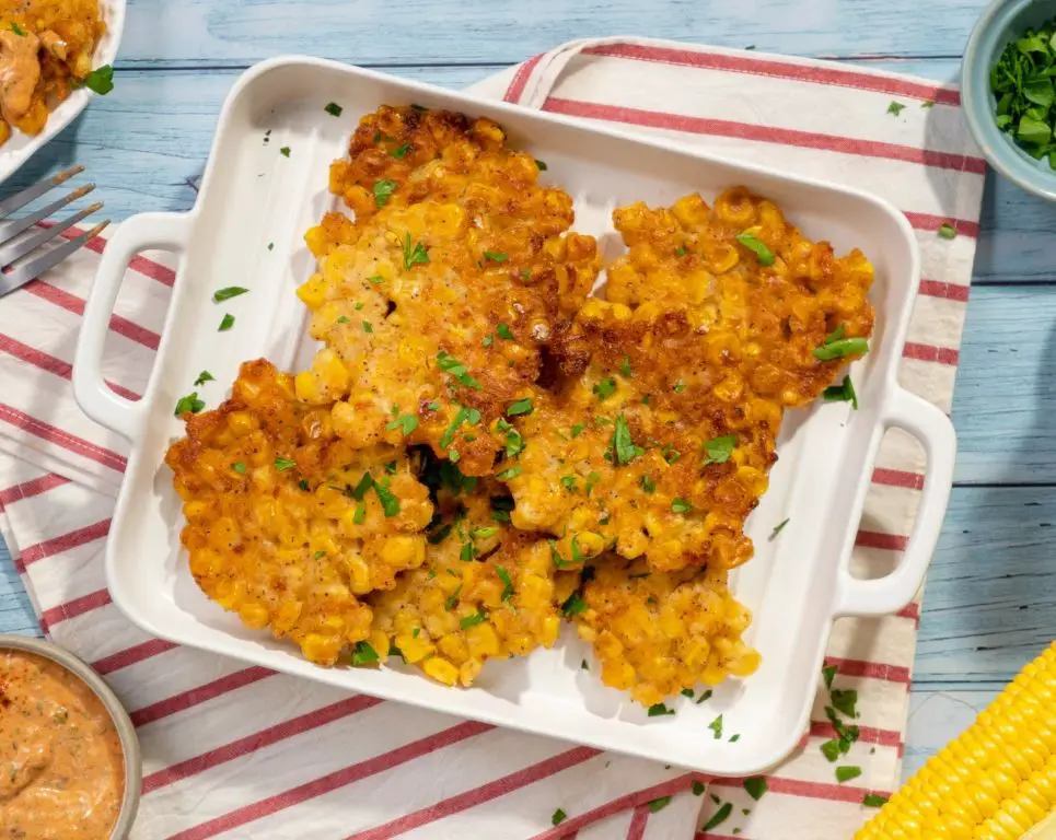 Perch Fritters with Spicy Remoulade