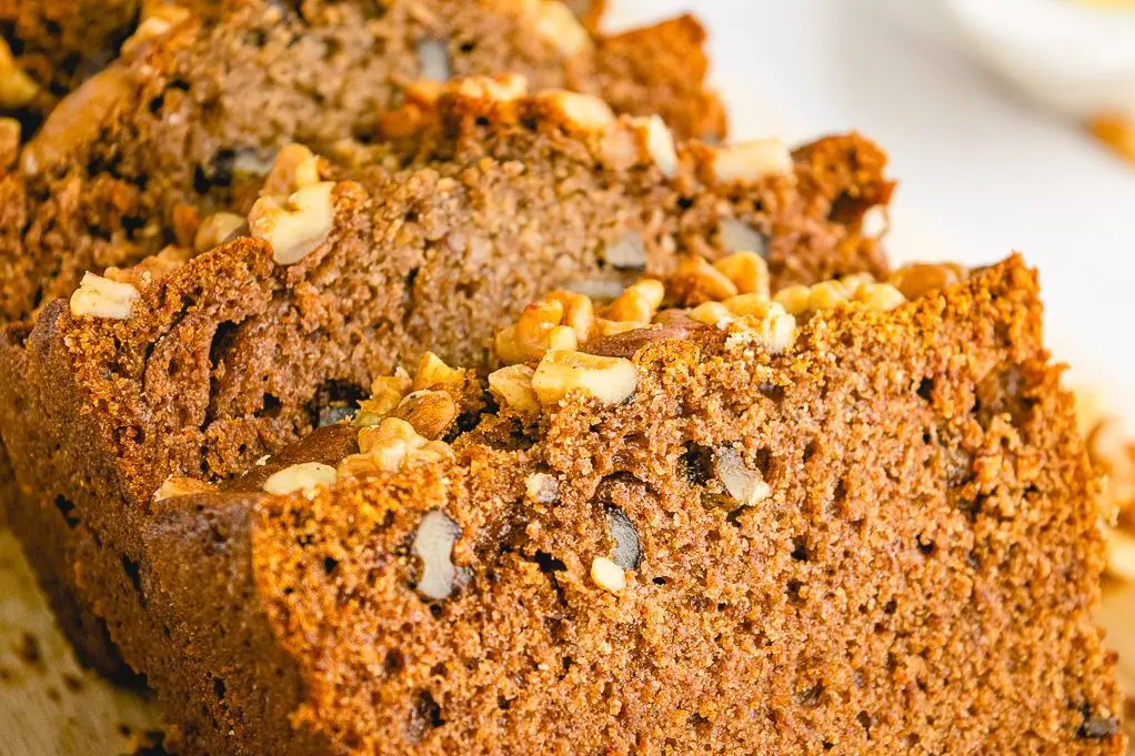 Persimmon Bread with Walnut Streusel