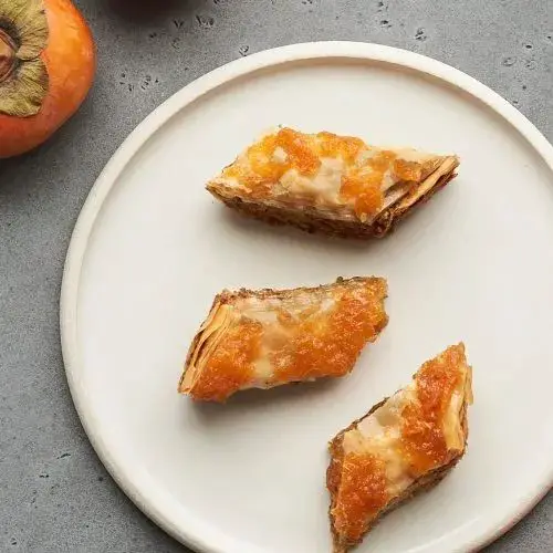 Persimmon and Pistachio Baklava