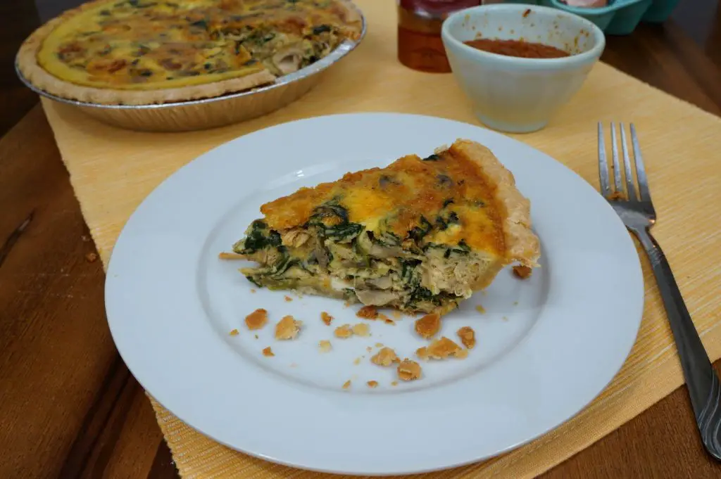 Pesto Chicken Quiche