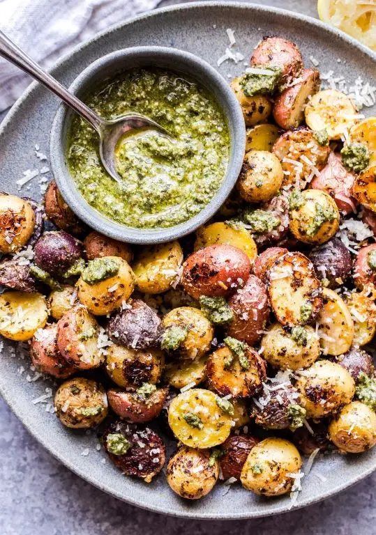 Pesto Roasted Little Red Potatoes