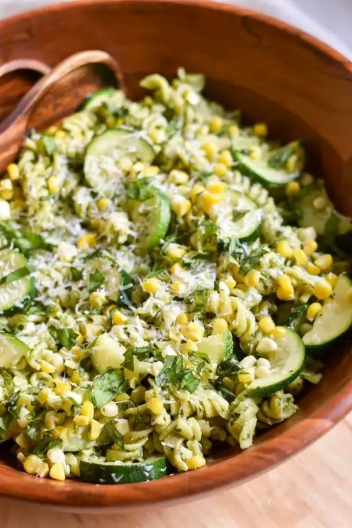 Pesto Zucchini Pasta Salad