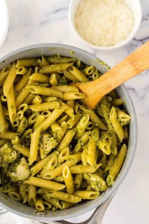 Pesto and Chicken Rana Pasta