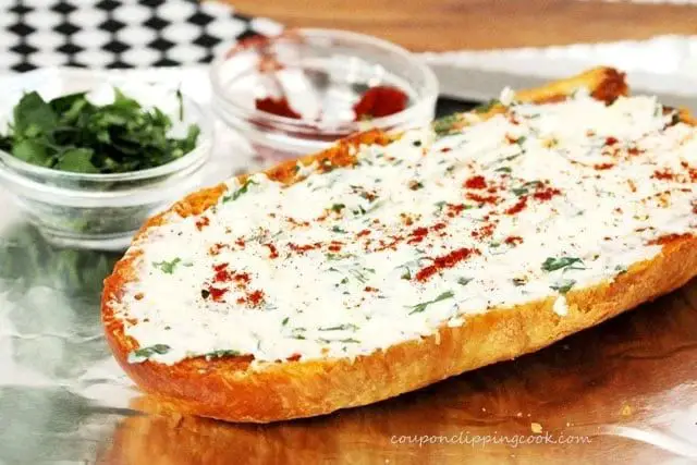 Philadelphia Cream Cheese Garlic Bread
