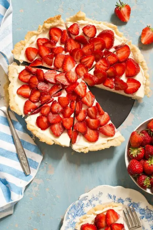 Philadelphia Cream Cheese Strawberry Tart