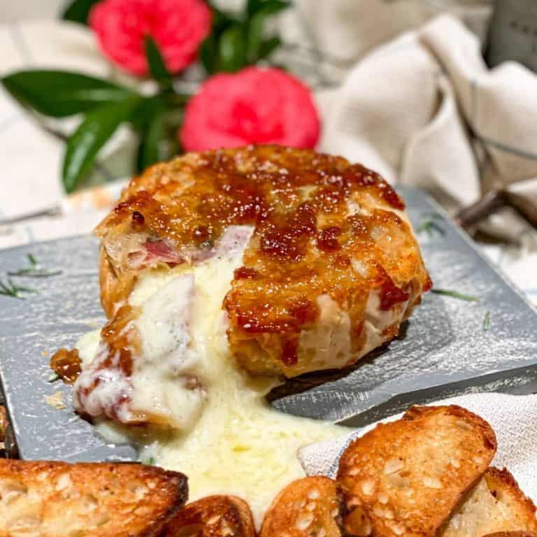 Phyllo-Wrapped Camembert with Fig Jam