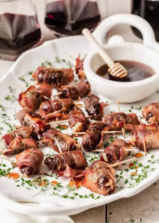 Phyllo-Wrapped Dates with Blue Cheese