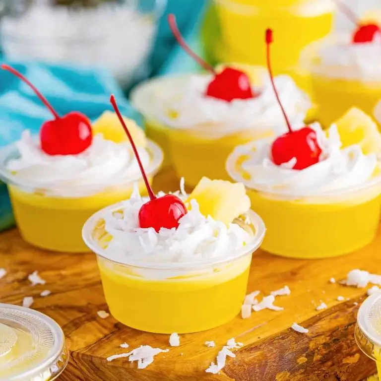 Piña Colada Jello Shots