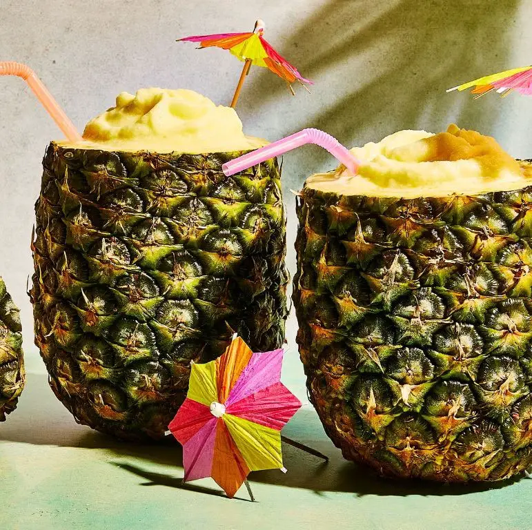 Piña Colada with Fresh Pineapple