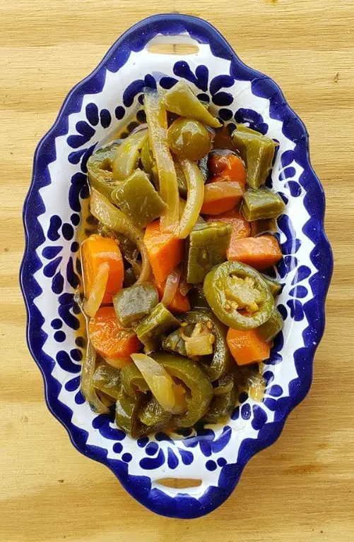 Pickled Nopales with Garlic and Oregano
