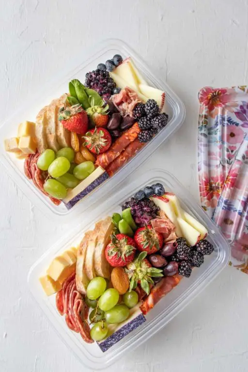 Picnic-Style Charcuterie Board with Fresh Veggies