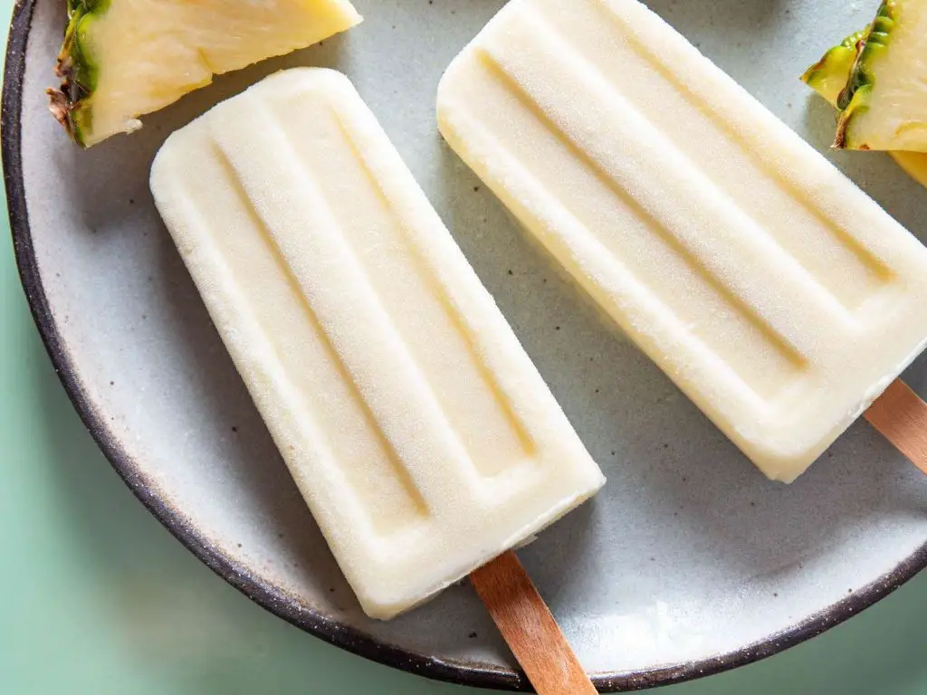 Pina Colada Popsicles