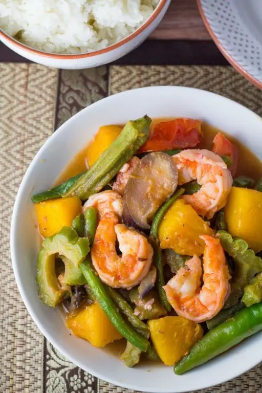 Pinakbet with Quinoa and Shrimp
