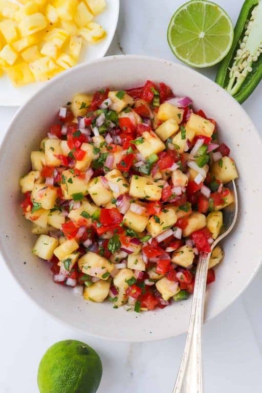 Pineapple Cilantro Pico de Gallo