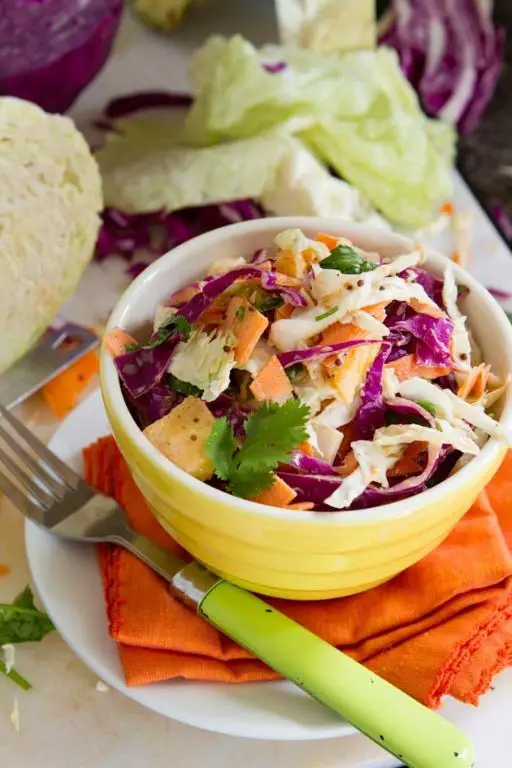 Pineapple Cole Slaw with Curry Dressing
