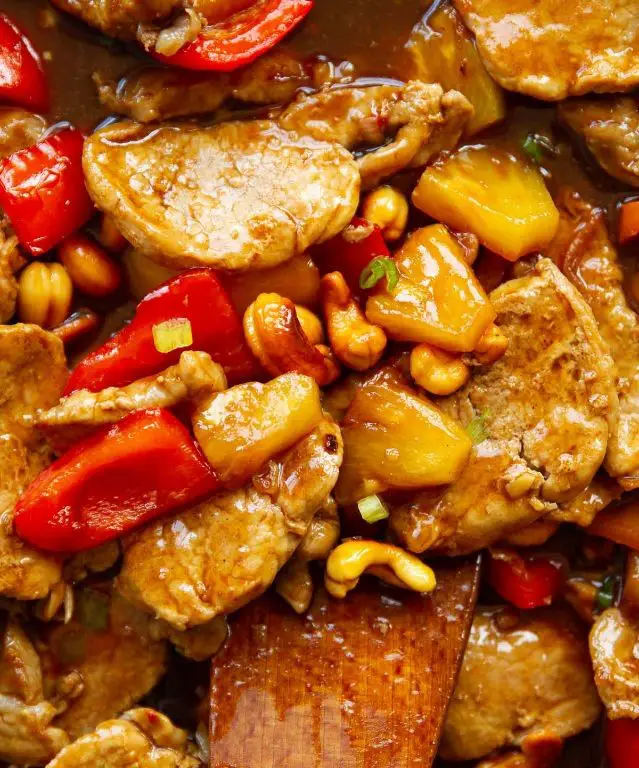 Pineapple Ginger Pork Stir Fry
