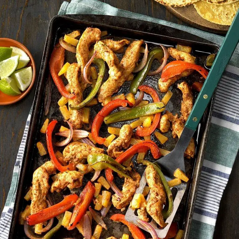 Pineapple Glazed Chicken Fajitas