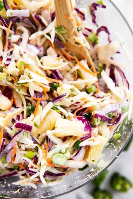 Pineapple Juice Coleslaw
