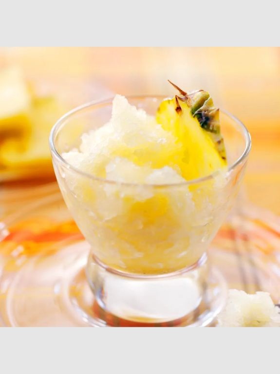 Pineapple Juice Granita