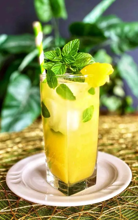 Pineapple Juice Mojito