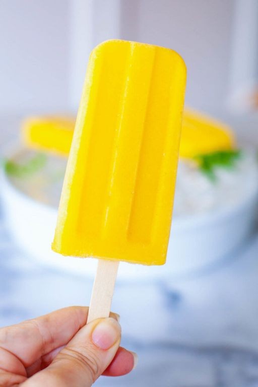Pineapple Juice Popsicles