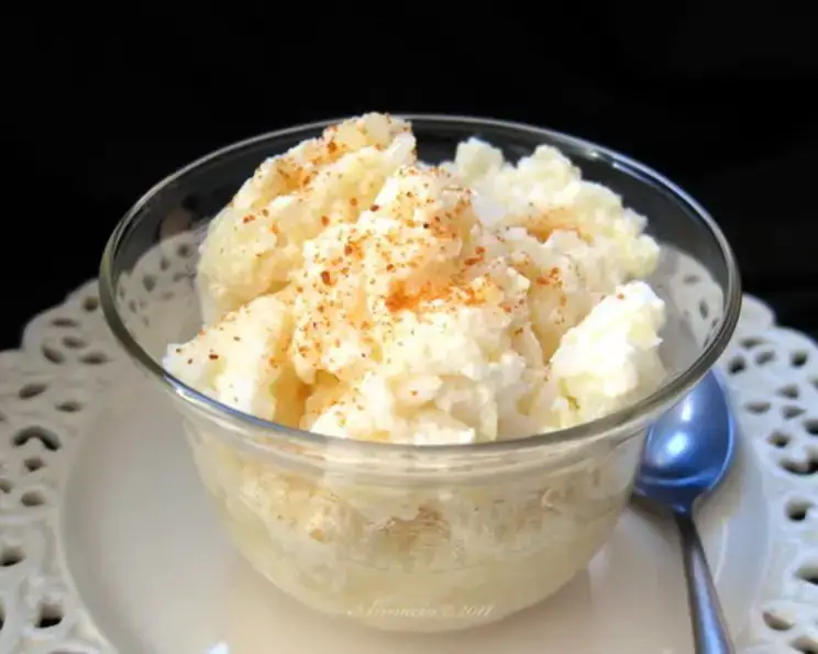 Pineapple Juice Rice Pudding