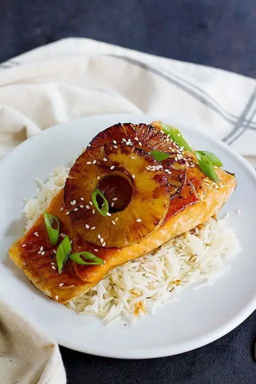 Pineapple Juice Teriyaki Salmon