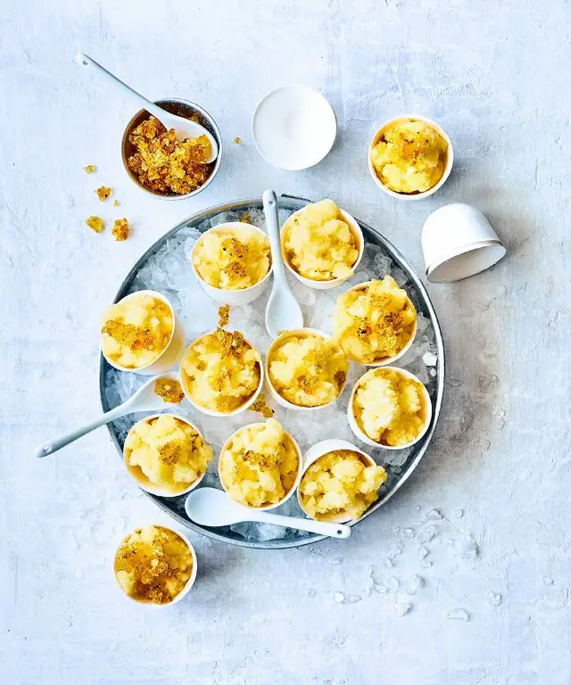 Pineapple Lime Granita