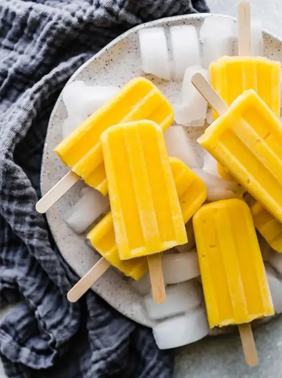 Pineapple Mango Popsicles
