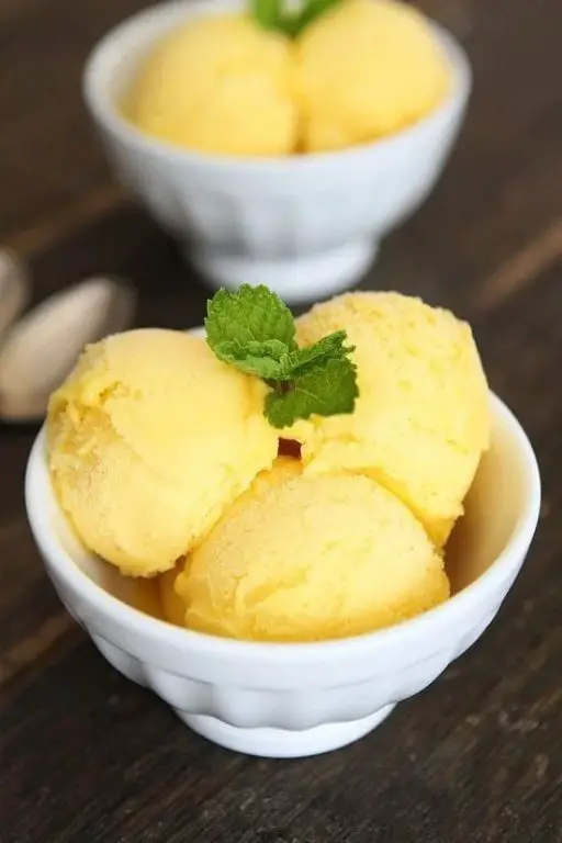 Pineapple Mango Sorbet