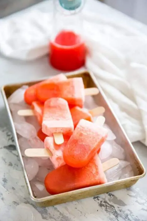 Pineapple Rum Punch Popsicles