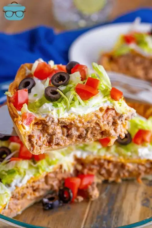 Pineapple Salsa Taco Pie