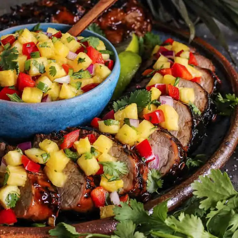 Pineapple Teriyaki Bone-In Pork Loin