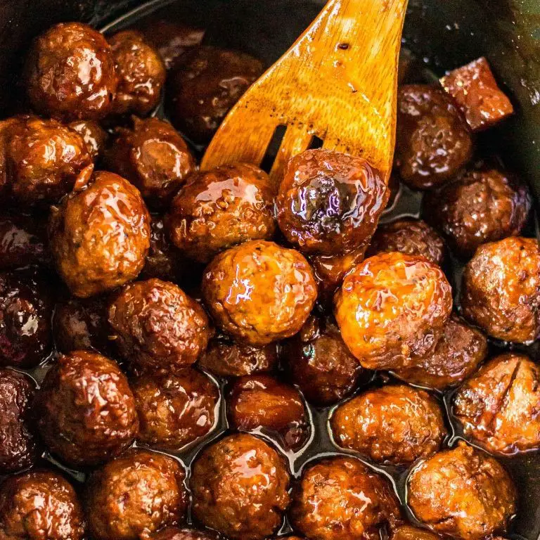 Pineapple Teriyaki Meatballs in the Crockpot