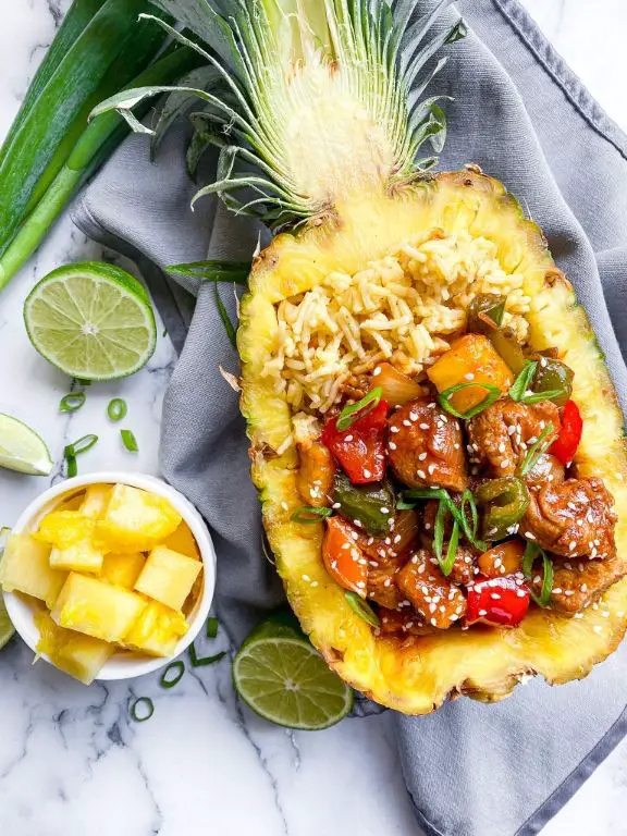 Pineapple Teriyaki Pork Shoulder Steak