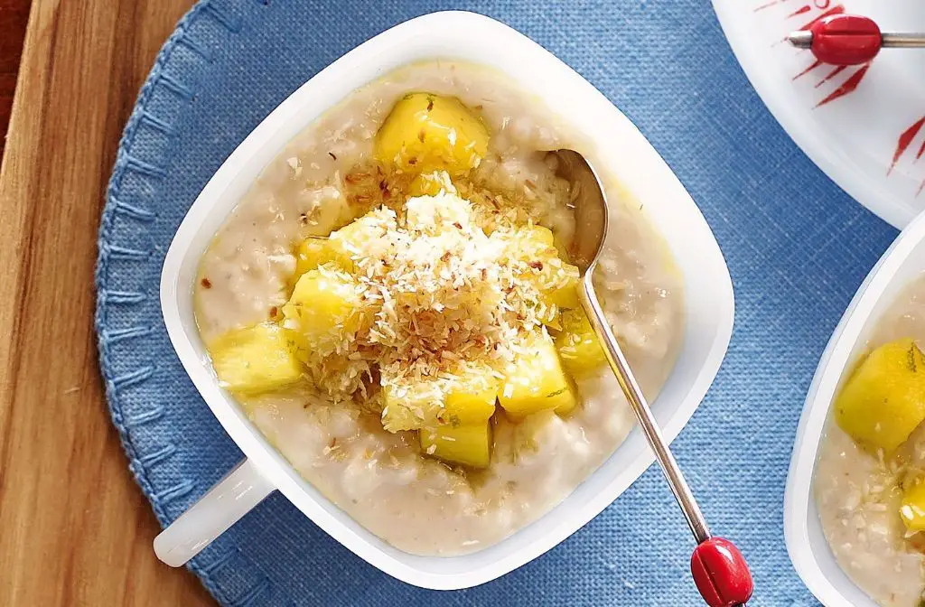 Pineapple and Coconut Rice Pudding