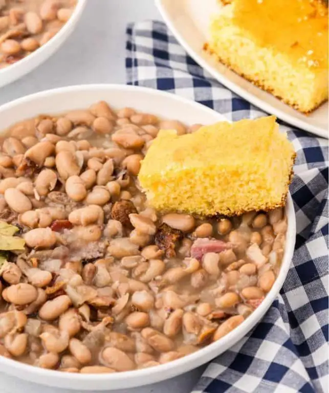 Pinto Bean and Bacon Cornbread Casserole