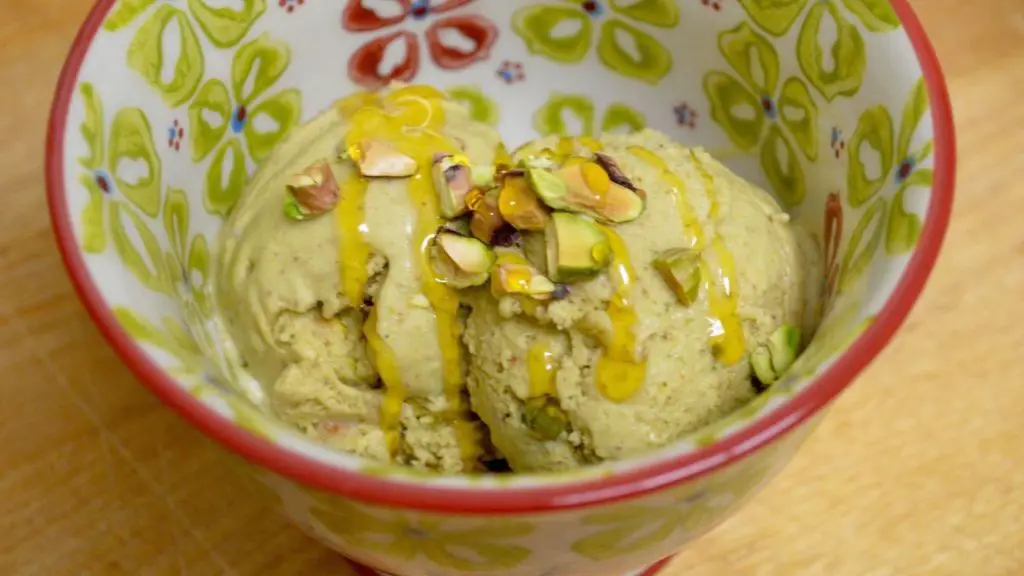 Pistachio Honey Health Ice Cream