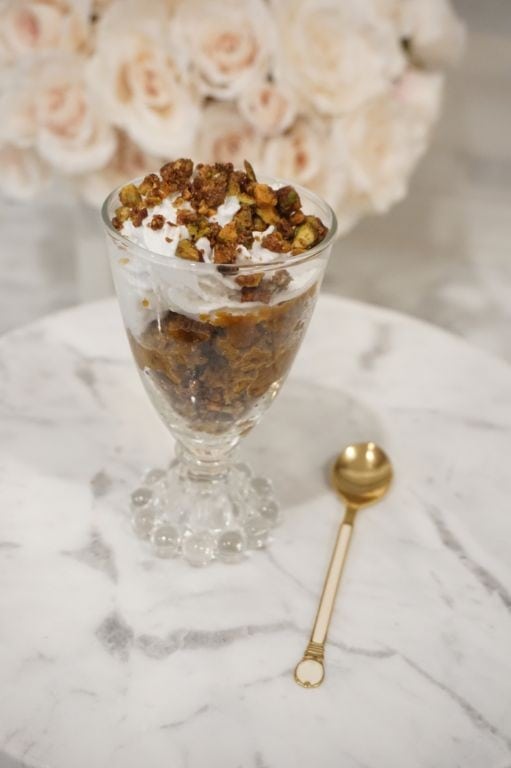 Pistachio Rosewater Parfait