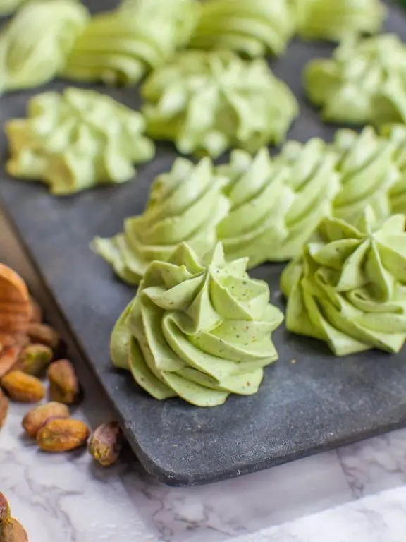 Pistachio Whipped Buttercream Frosting