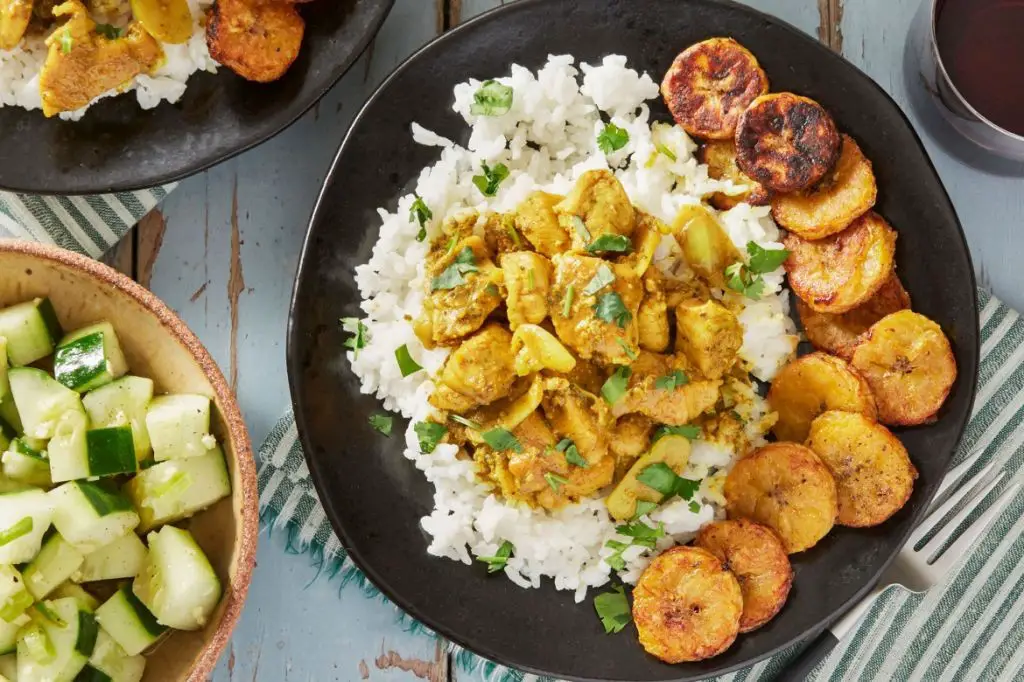 Plantain and Chicken Curry