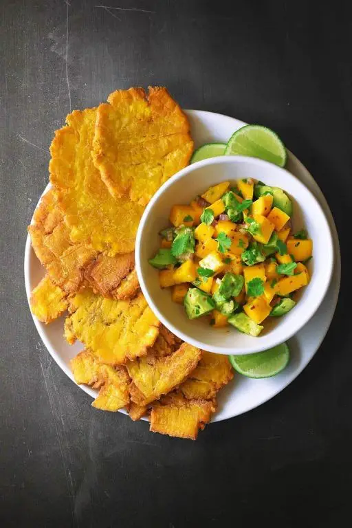 Plantain and Mango Salsa