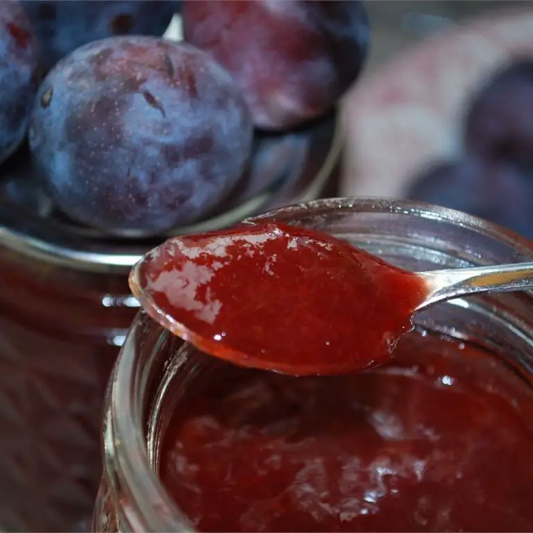 Plum Sure-Jell Jam with Cardamom