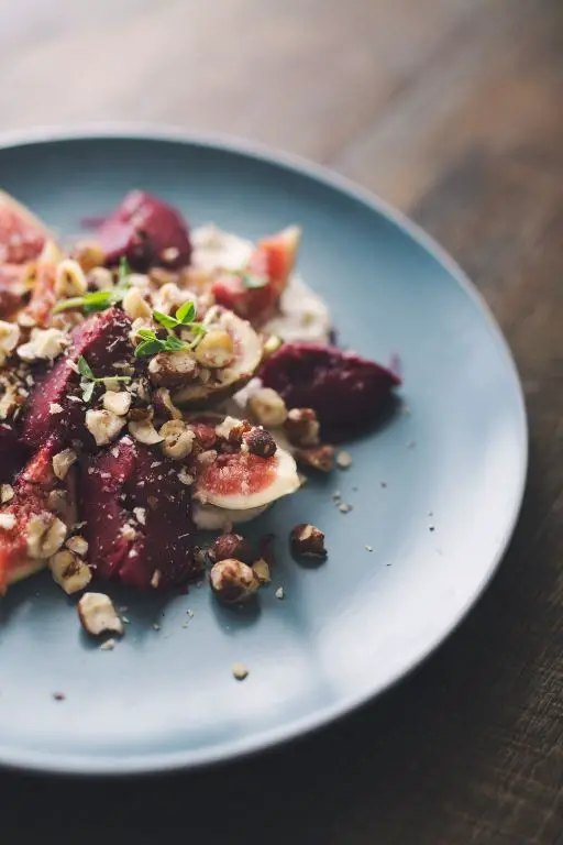 Plum and Fig Fruit Salad with Cool Whip Topping