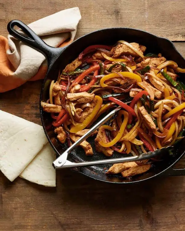 Poblano Pepper Chicken Fajitas
