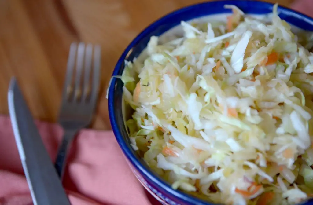 Polish Cabbage Salad with Carrots