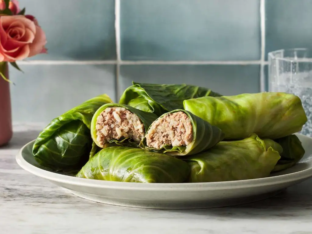 Polish Cabbage and Rice Stuffed Peppers