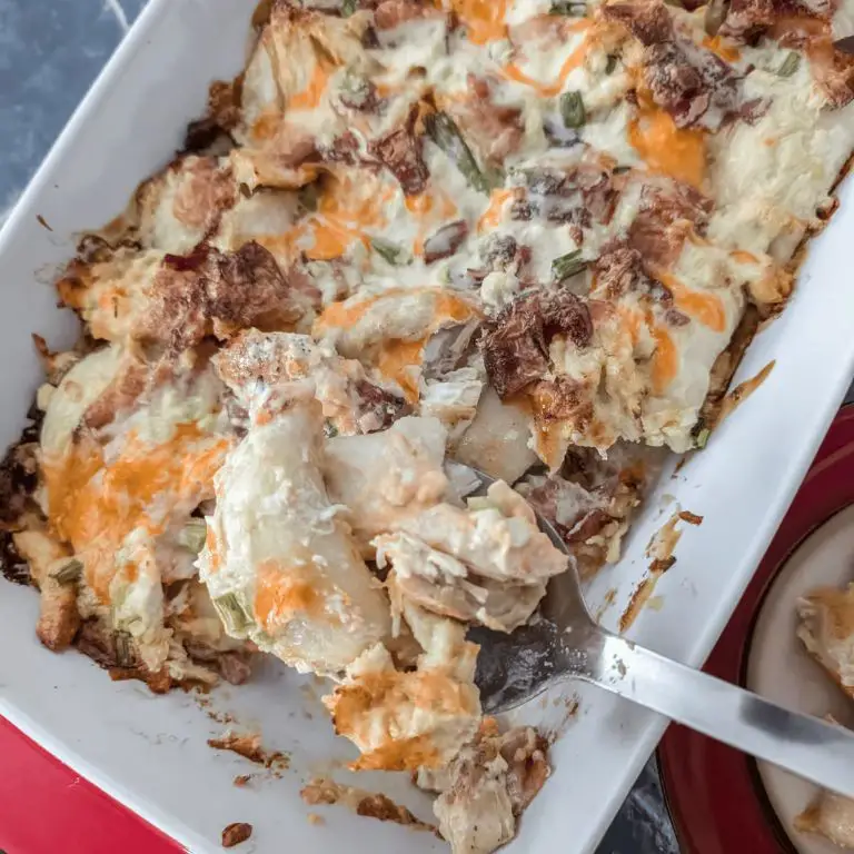 Polish Chicken Pierogi Casserole