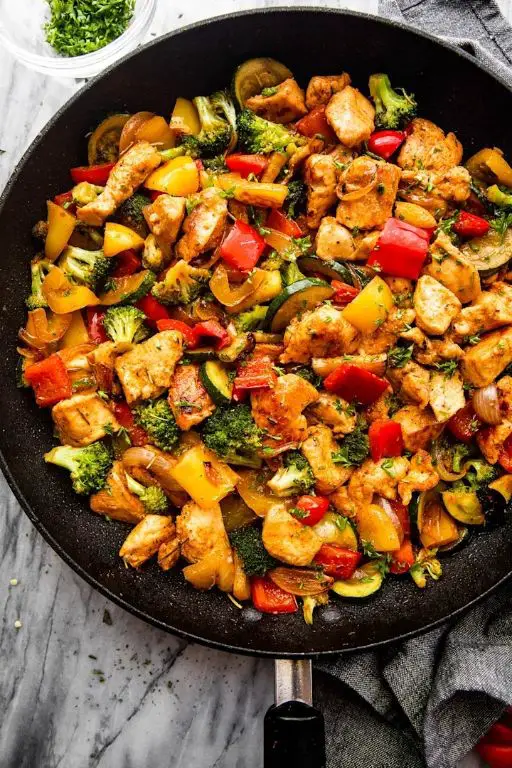 Polish Chicken and Vegetable Skillet